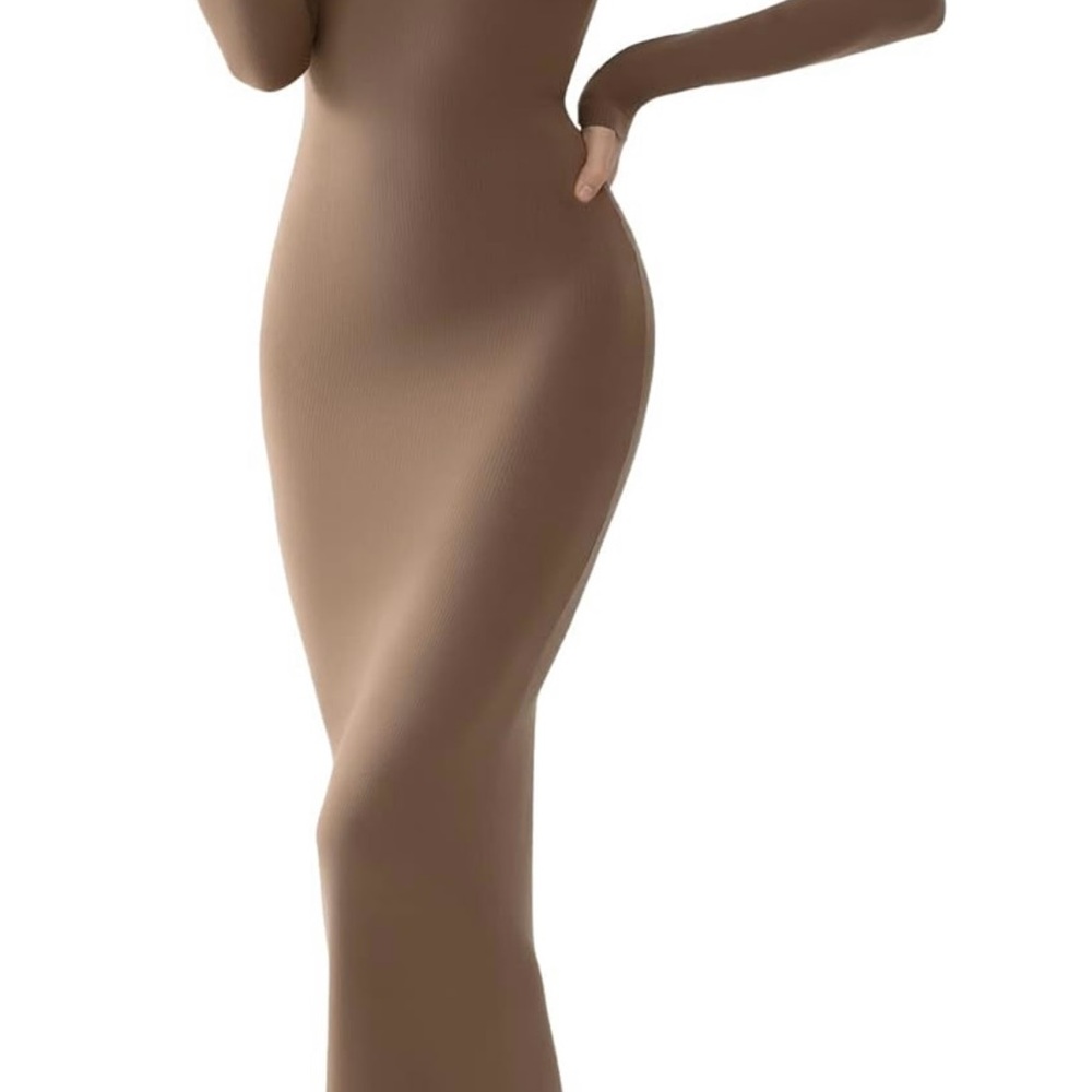 Chic Tan Maxi Dress for Women